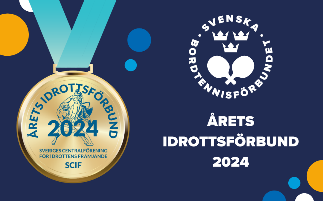 Svenska Bordtennisförbundet prisas