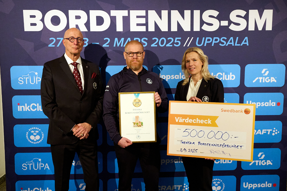 SBTF prisat under Bordtennis-SM i Uppsala