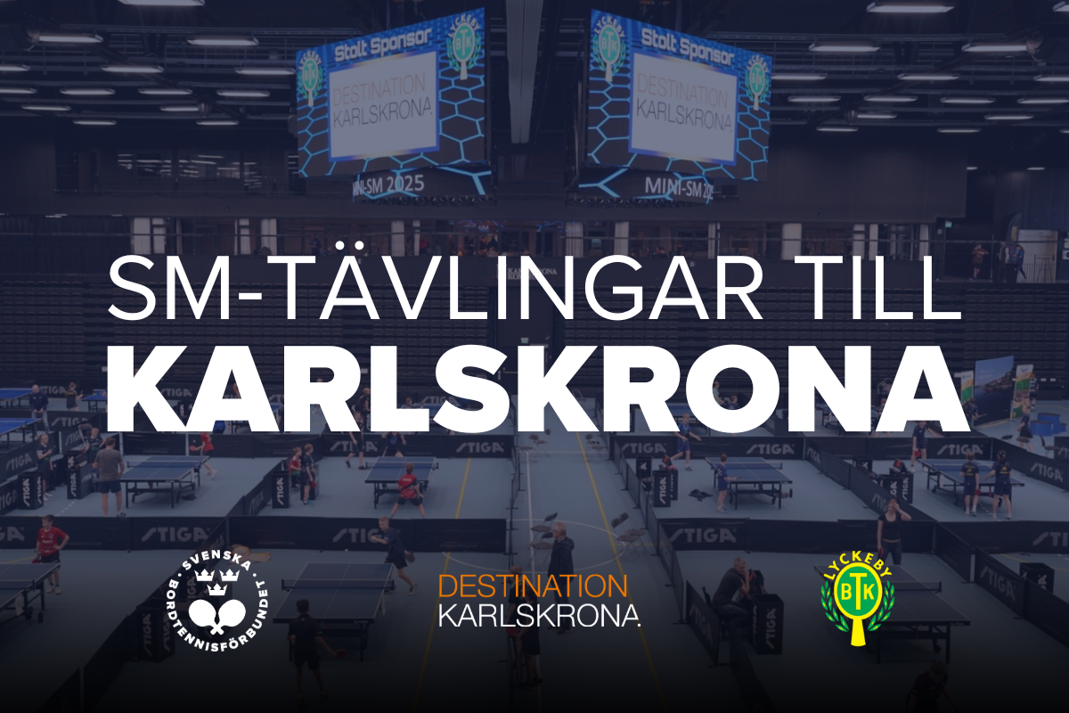 SM-tävlingar till Karlskrona 2026, 2027 och 2028