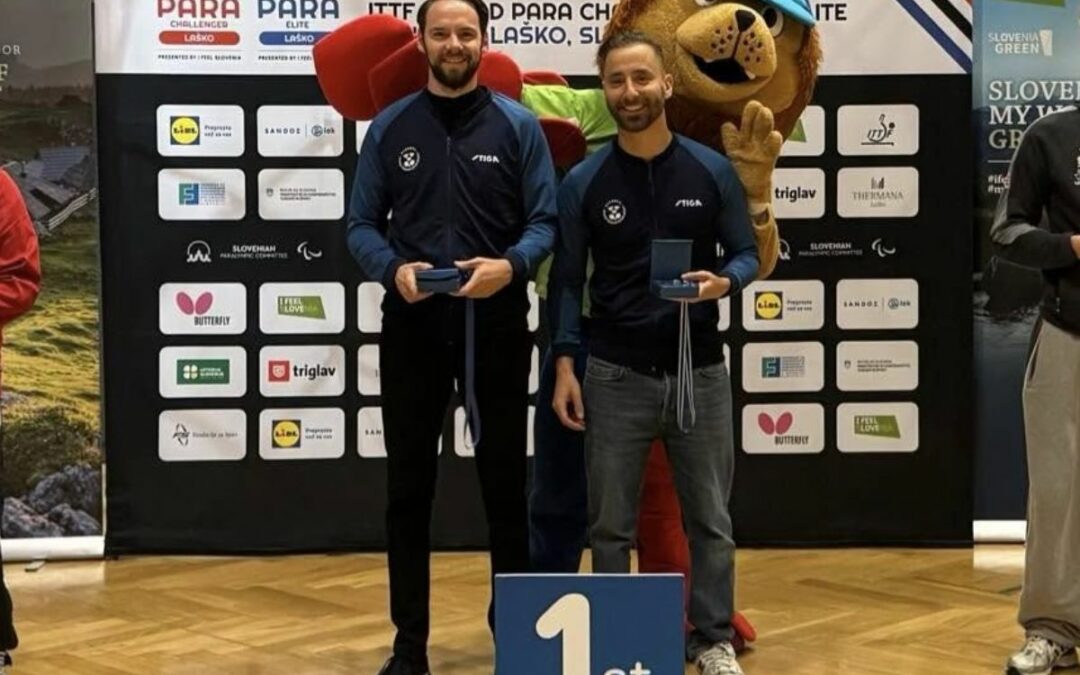Guld till Emil och Michael i Slovenien