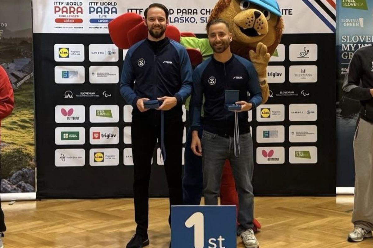 Guld till Emil och Michael i Slovenien