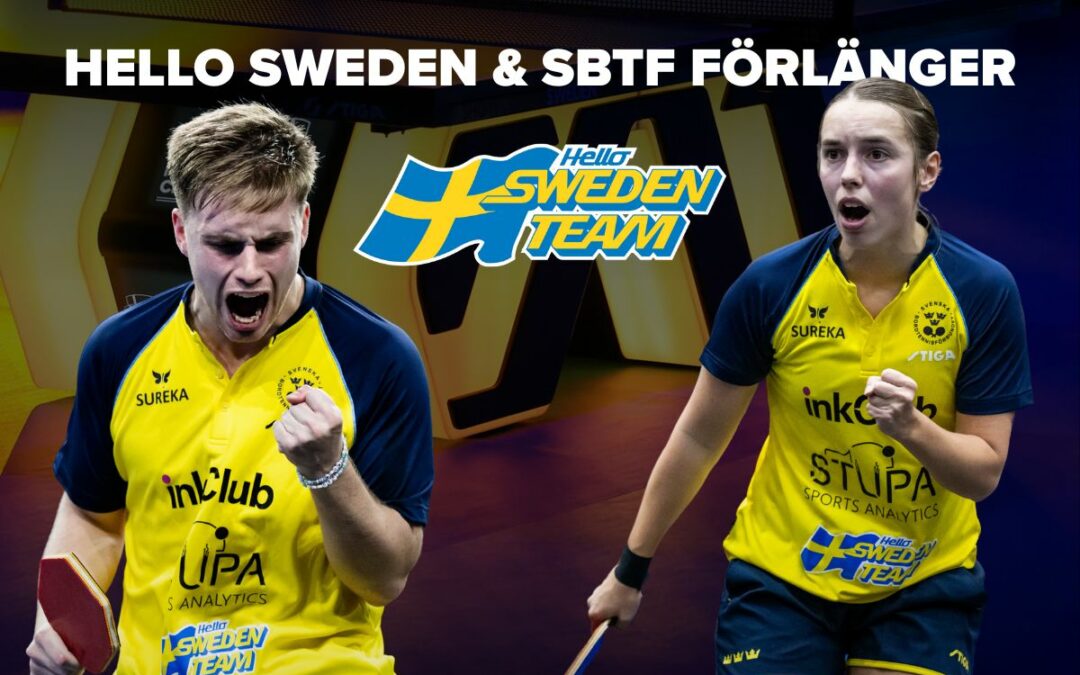 Hello Sweden och svensk bordtennis förlänger