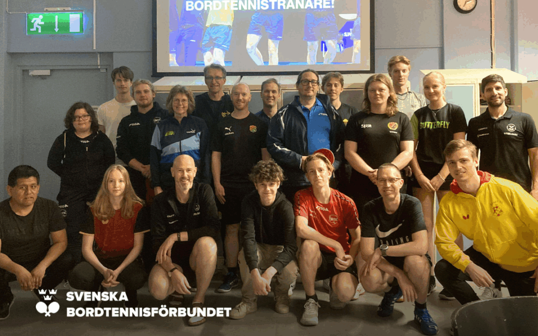 Bordtennistränare Klubbutbildningar i Ås och Eskilstuna 