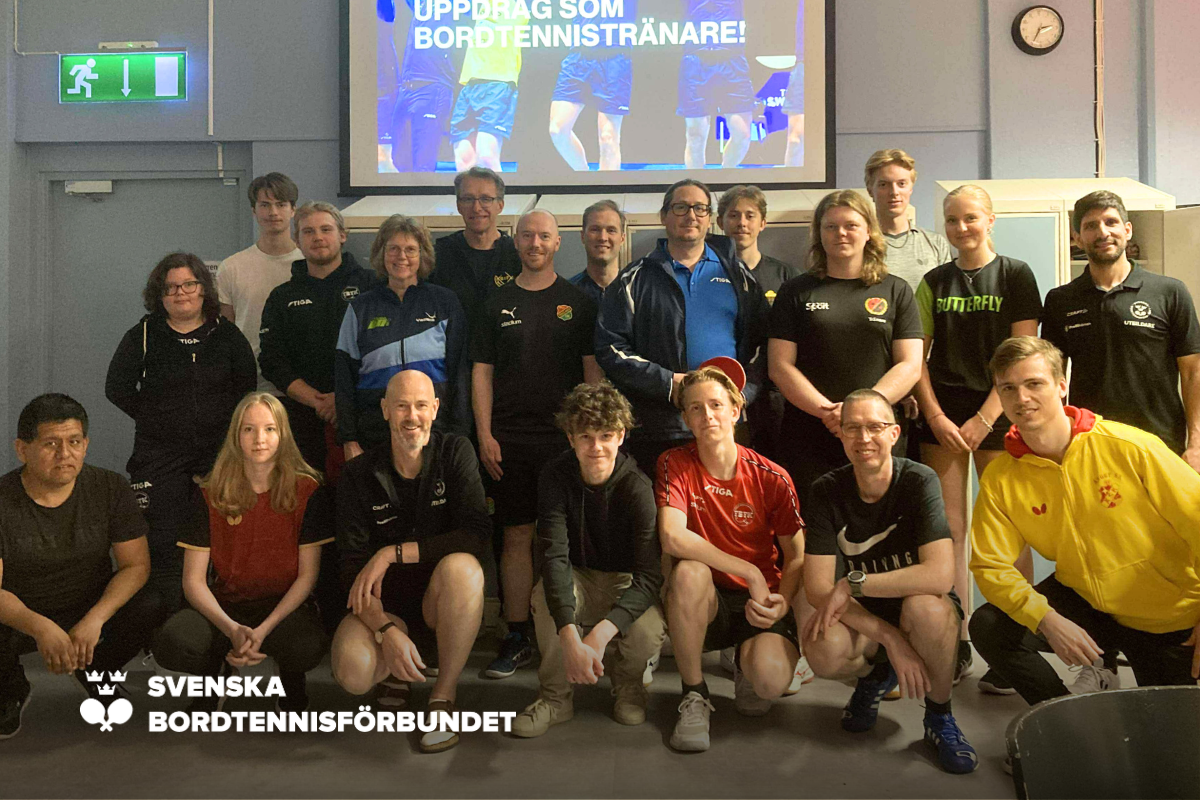 Bordtennistränare Klubbutbildningar i Ås och Eskilstuna 