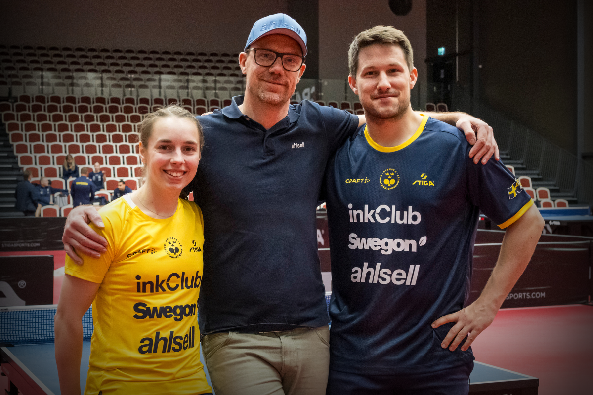 Tillsammans för framtiden – Svenska bordtennisförbundet och Ahlsell i nytt partnerskap