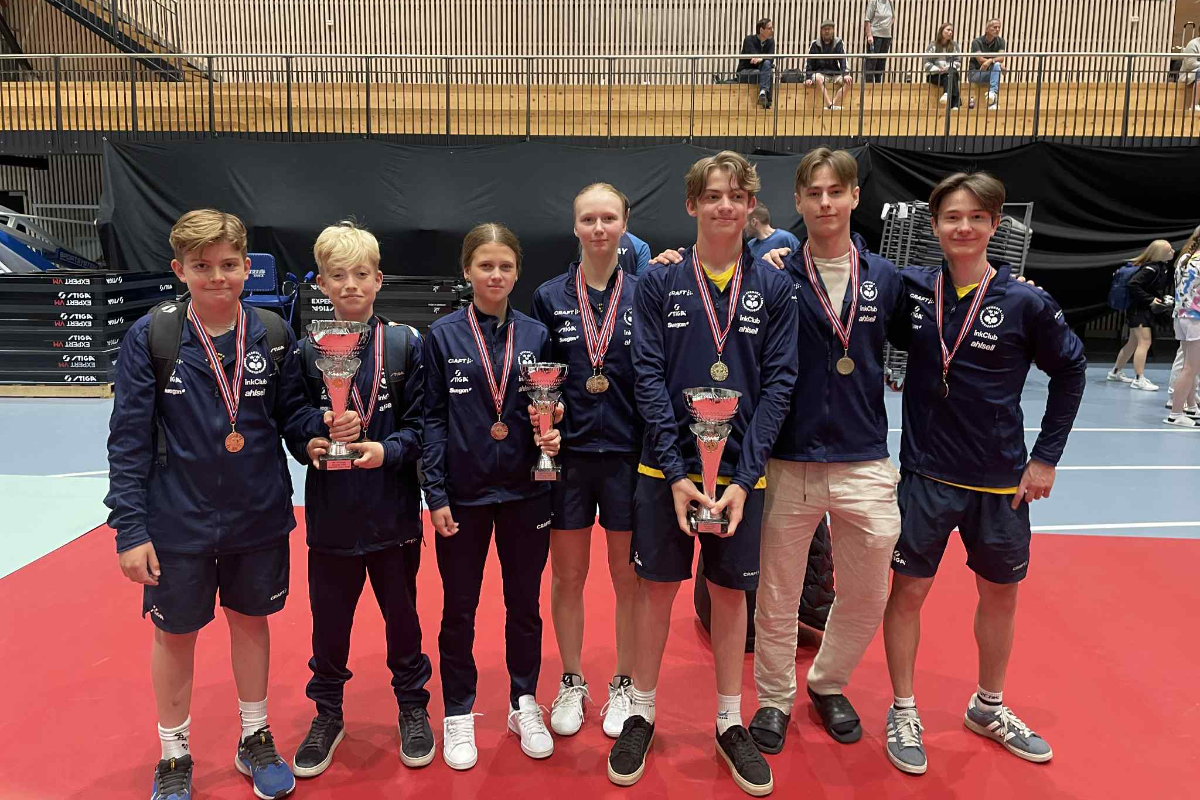 Tre guld i NETU Youth Championships