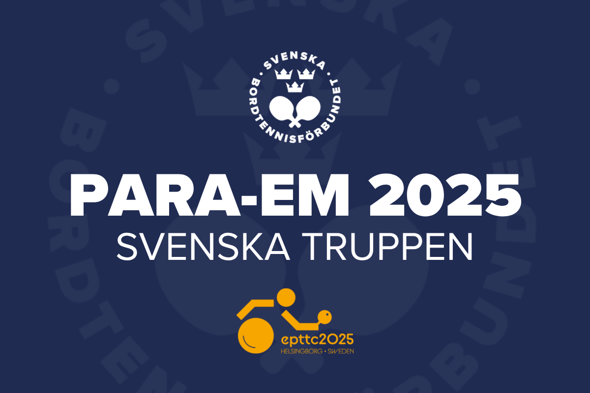 Truppen till Para-EM i Helsingborg