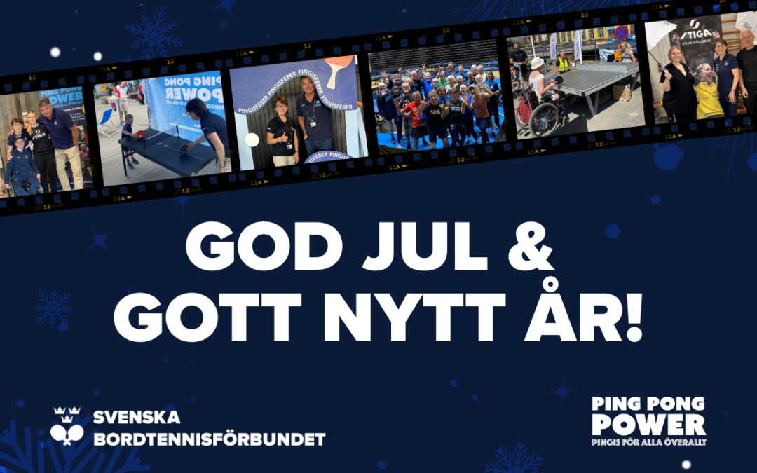 PING PONG POWER TACKAR FÖR I ÅR!