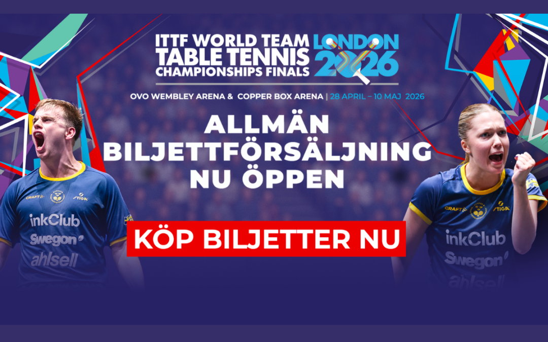 Biljetterna släppta till Lag-VM 2026 – Se de svenska stjärnorna på plats i London!
