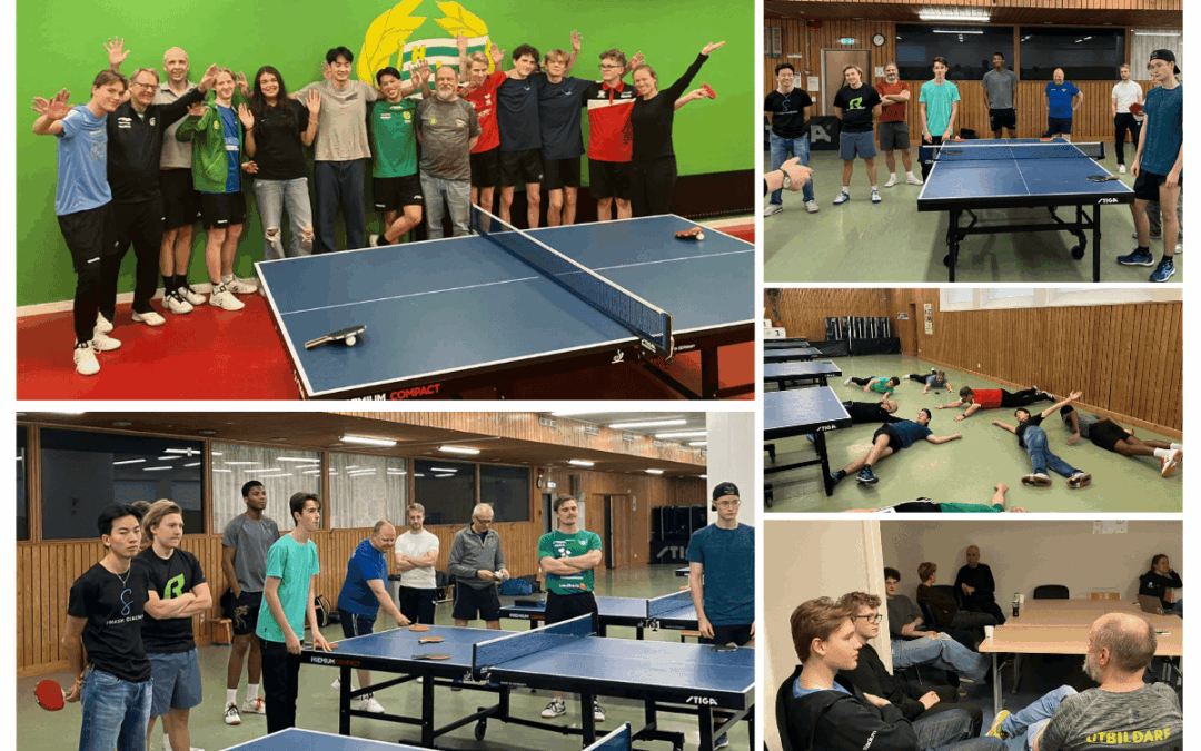 Nya bordtennistränare diplomerade genom Kunskapsarenan