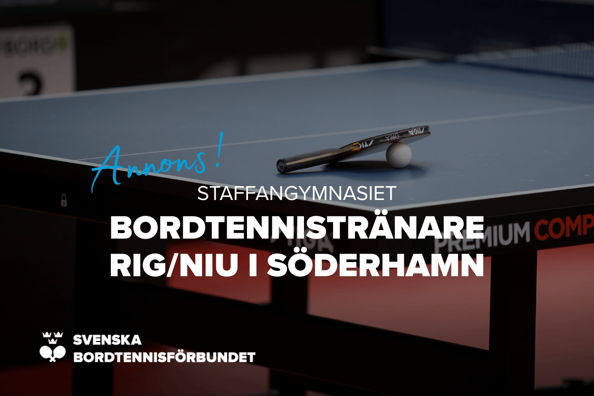 Staffangymnasiet söker tränare till RIG/NIU