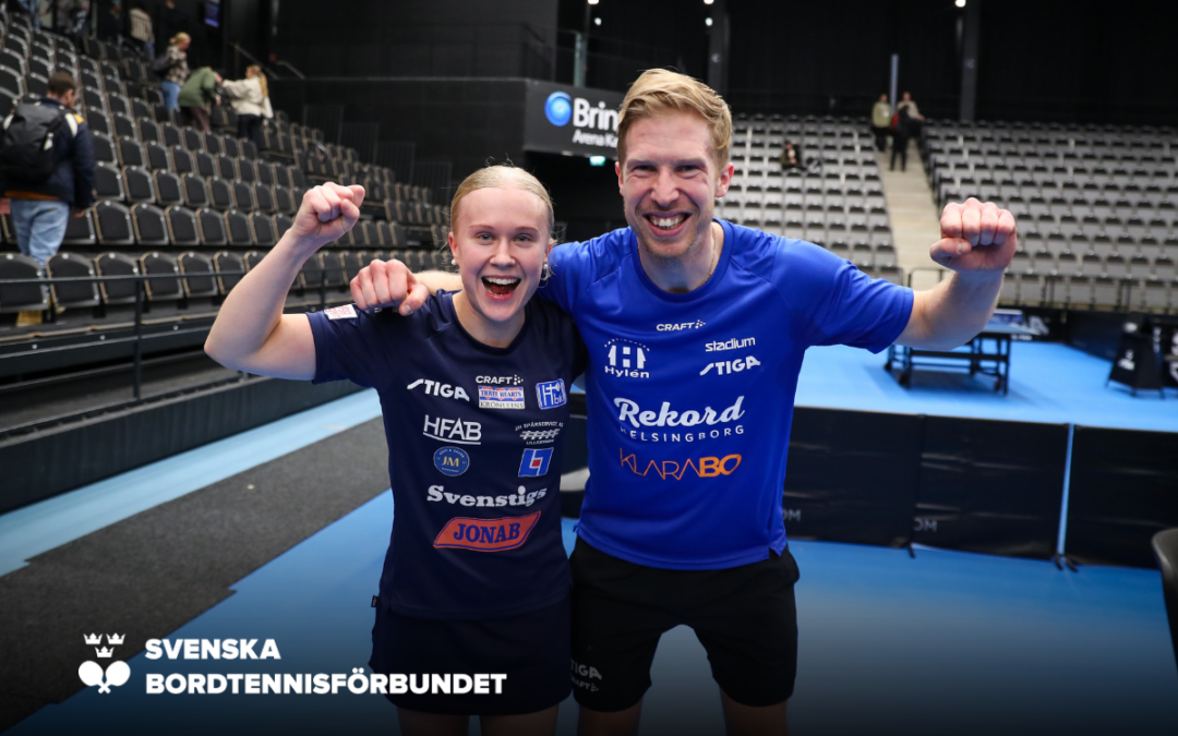 SM-guld i mixeddubbel till Alma Rööse och Simon Arvidsson