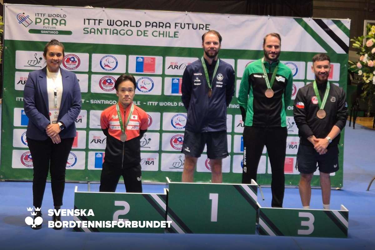 Fyra medaljer i Chile – Emil på topp!