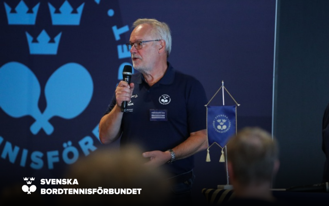 Lasse Ericsson avgår ur styrelsen för Svenska Bordtennisförbundet