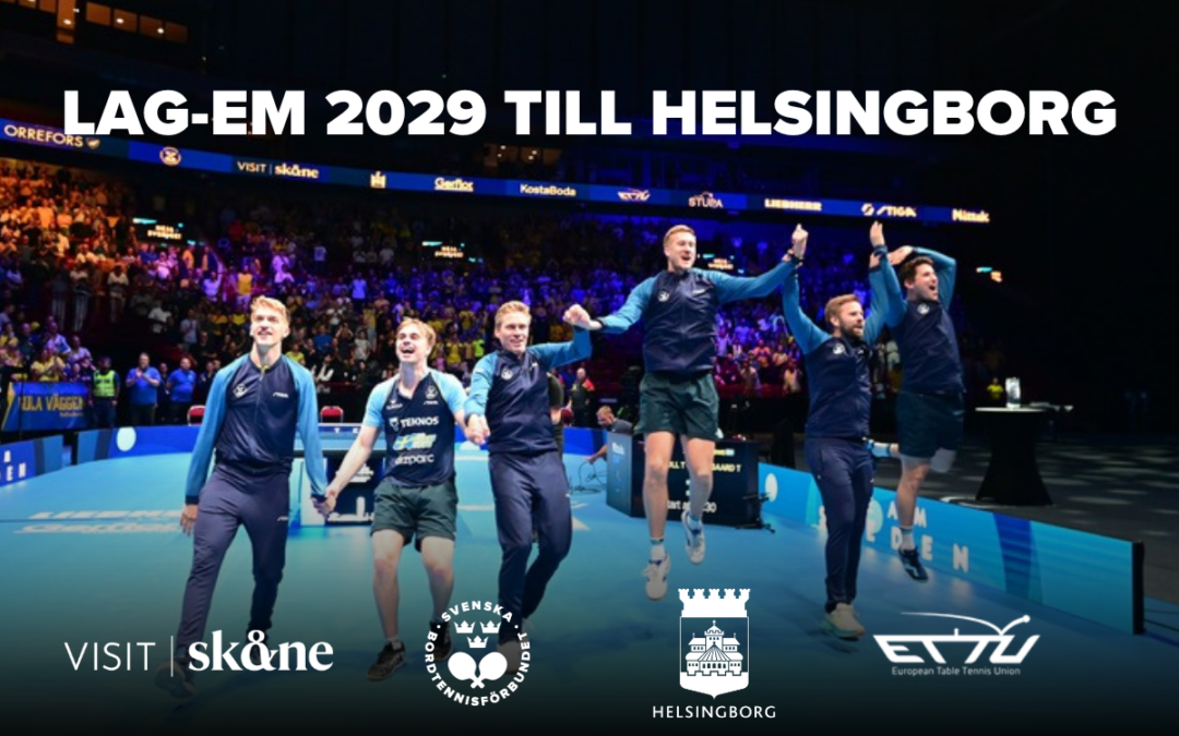 Bordtennis-EM till Helsingborg 2029