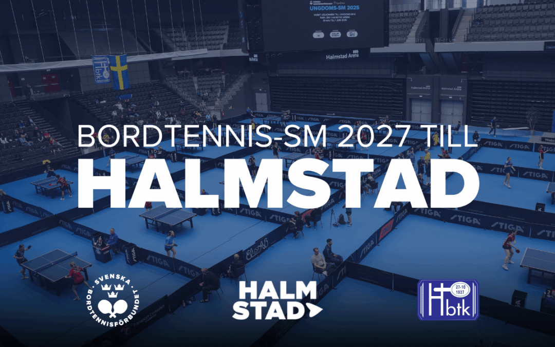 Bordtennis-SM till Halmstad 2027