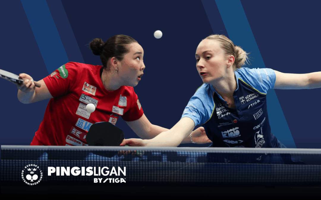 Pingisligan by STIGA närmar sig – Eslöv jagas på damsidan
