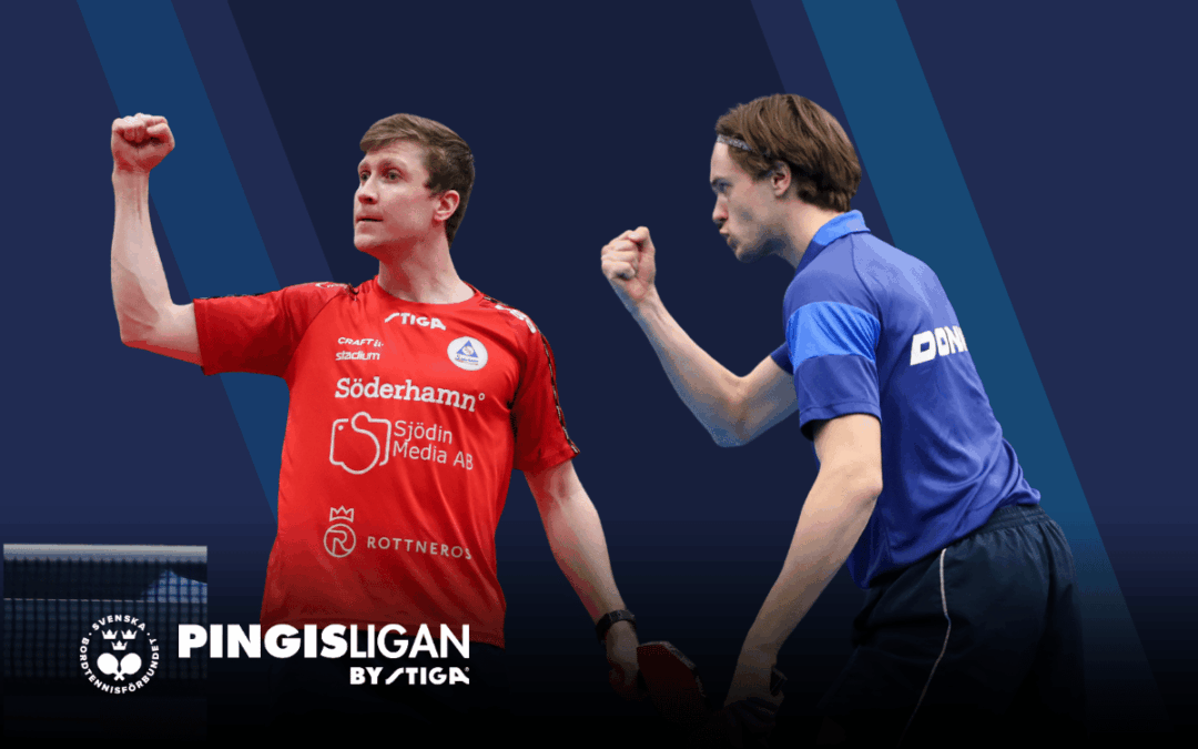 Pingisligan by STIGA närmar sig – Sju jämna lag hos herrarna