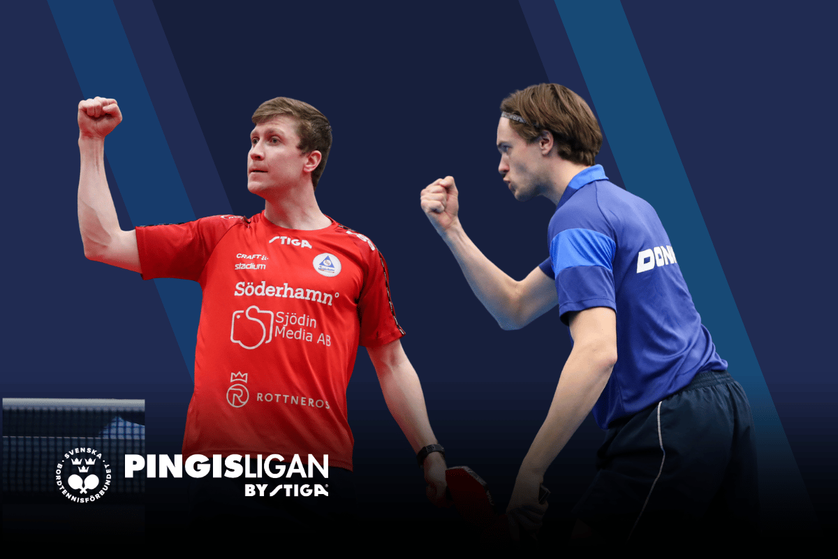 Pingisligan by STIGA närmar sig – Sju jämna lag hos herrarna