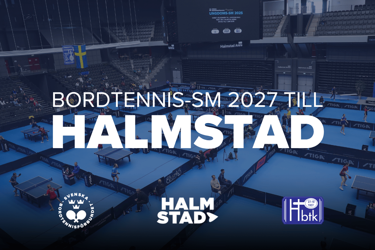 Bordtennis-SM till Halmstad 2027