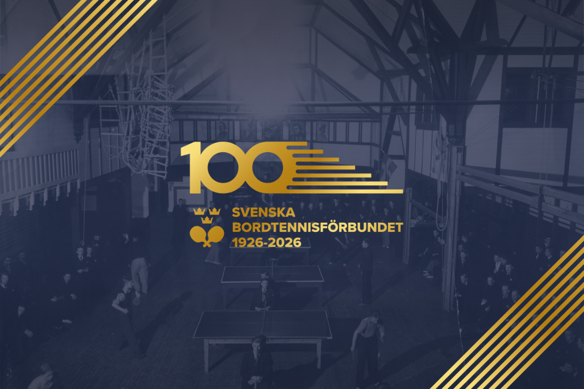 Information om Svenska Bordtennisförbundets 100-årsjubileum