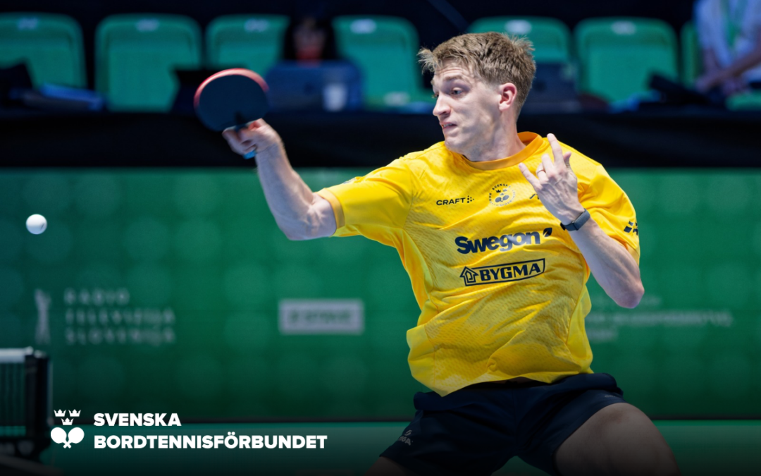 Anton medaljklar i singel – 4–2 i kvarten mot Haug